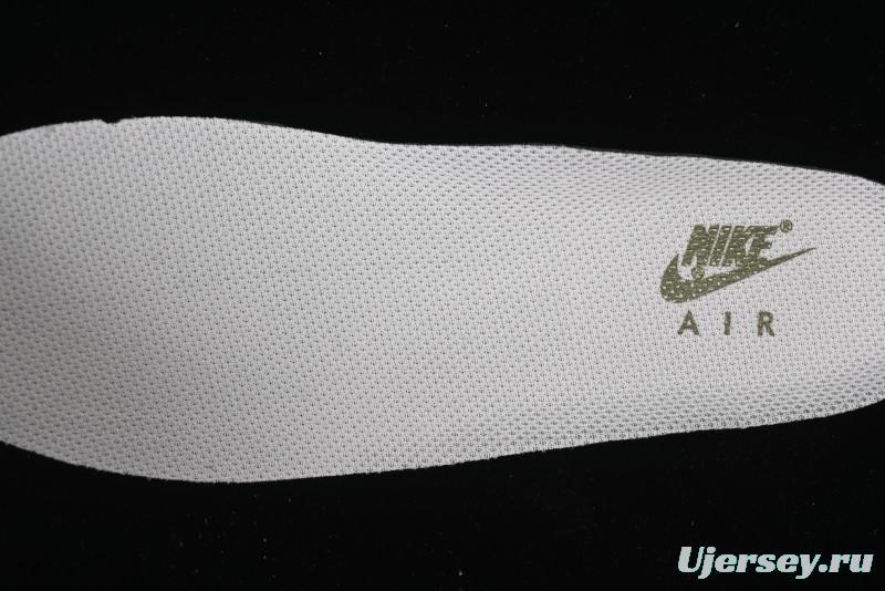 Nike Air Force 1 '07 Low Stussy Collaboration - Green Brown Low-Top Casual Sneakers - KK1988-038