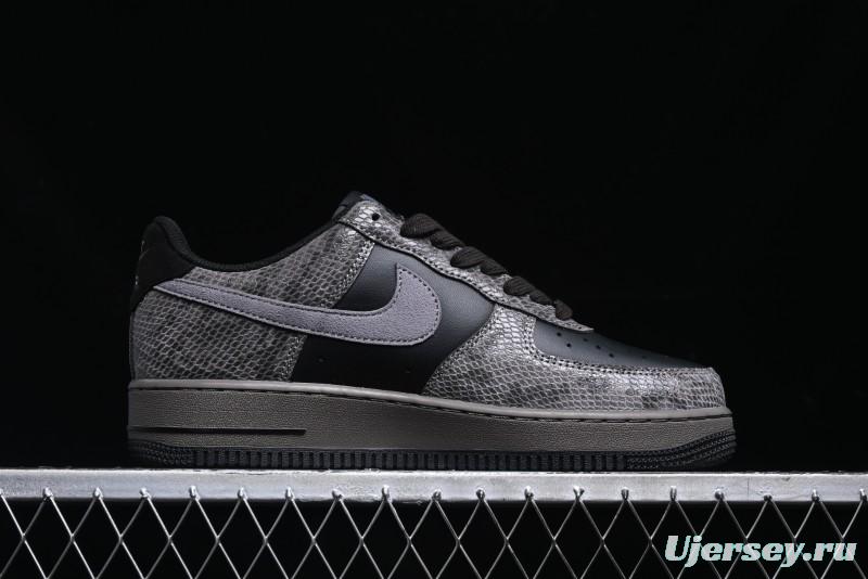 Nike Air Force 1 '07 Low Snake Year Themed Low-Top Casual Sneakers - HF2898-001