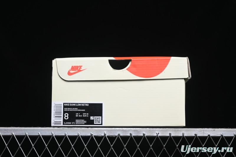 Nike SB Dunk Low Supreme x Stussy Triple Collaboration - Off White Navy Swoosh Anniversary High-End Custom Low-Top Casual Skate Shoes - SJ2068-271