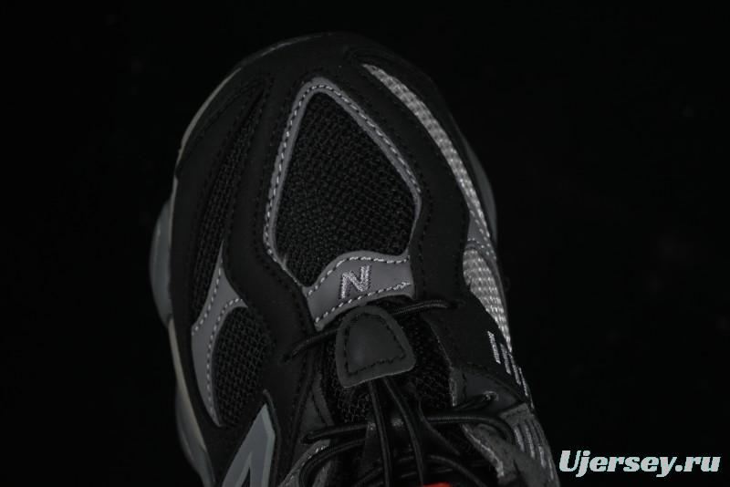 New Balance 9060 Series Hook and Loop Kids Sneakers - PV9060BLK
