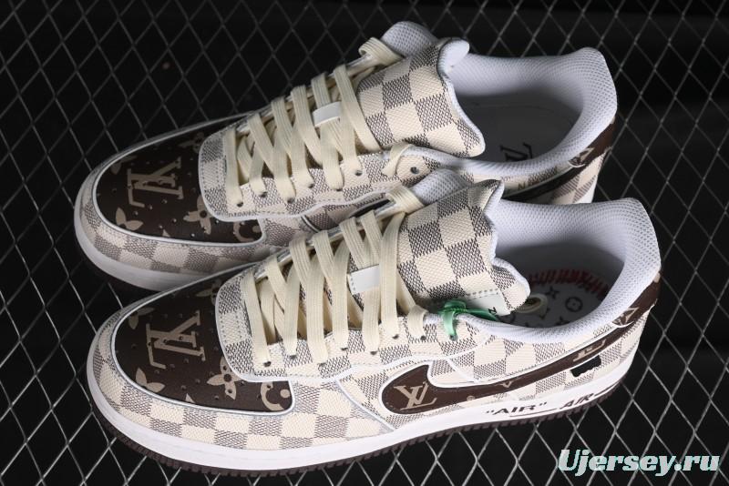 Nike Air Force 1 '07 Low Louis Vuitton Collaboration Casual Sneakers - LD4631-202