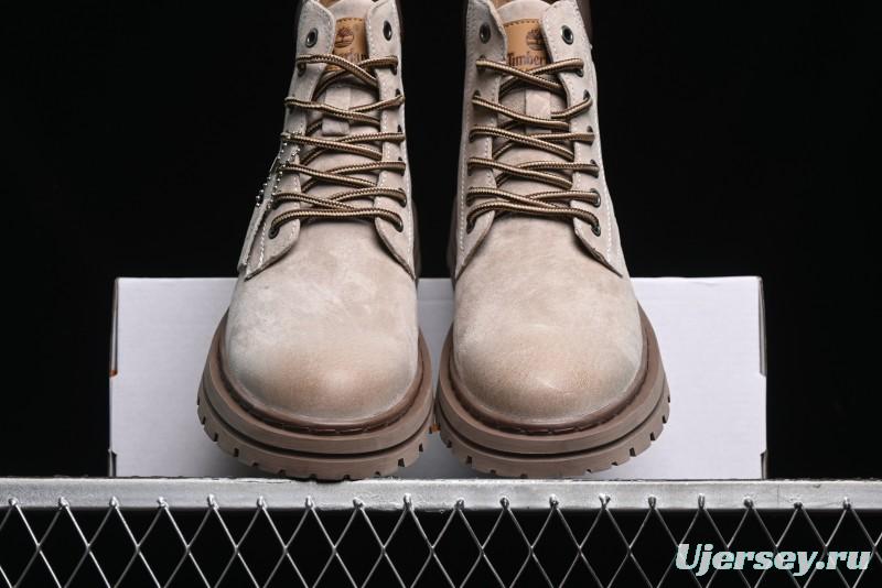 Timberland Classic High Top Outdoor Casual Boots with Premium Suede Leather - A18066TSAND