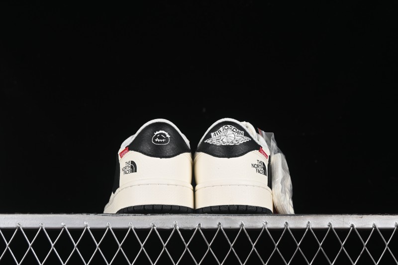 Nike Travis Scott x Fragment Design x Air Jordan 1 Low OG SP AJ1 Supreme North Face Collaboration - DIY1688-004
