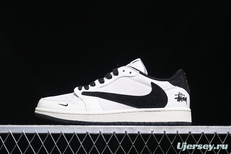 Nike Travis Scott x Fragment Design x Air Jordan 1 Low OG SP Casual Sneakers - XZ6868-002