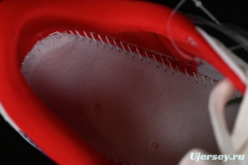 Nike Travis Scott x Fragment Design x Air Jordan 1 Low OG SP AJ1 Supreme Collaboration - Blue White Colorway Low Top Casual Sneakers CH6336-016