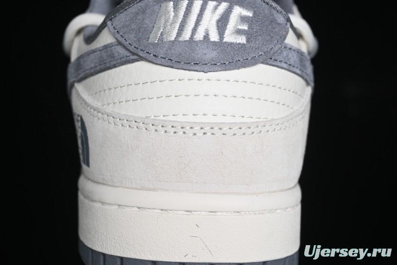 Nike SB Dunk Low The North Face Collaboration Anniversary Edition Customized Low-Top Casual Skate Shoes - DM6868-002
