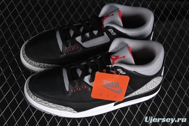 Nike Air Jordan 3 Retro "Black Cement" Basketball Shoes - DN3707-010