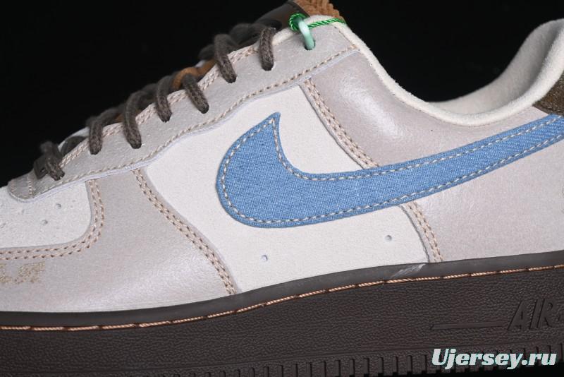 Nike Air Force 1 '07 Low Casual Sneakers with Full-Length Air Cushion - HQ3458-142