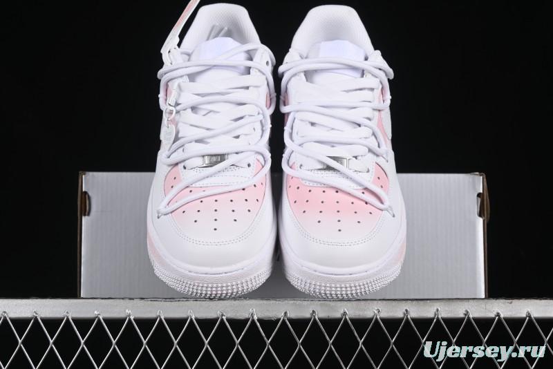 Nike Air Force 1 '07 Low Custom Spray Cherry Blossom Story Low-Top Casual Sneakers - ZH0316-052