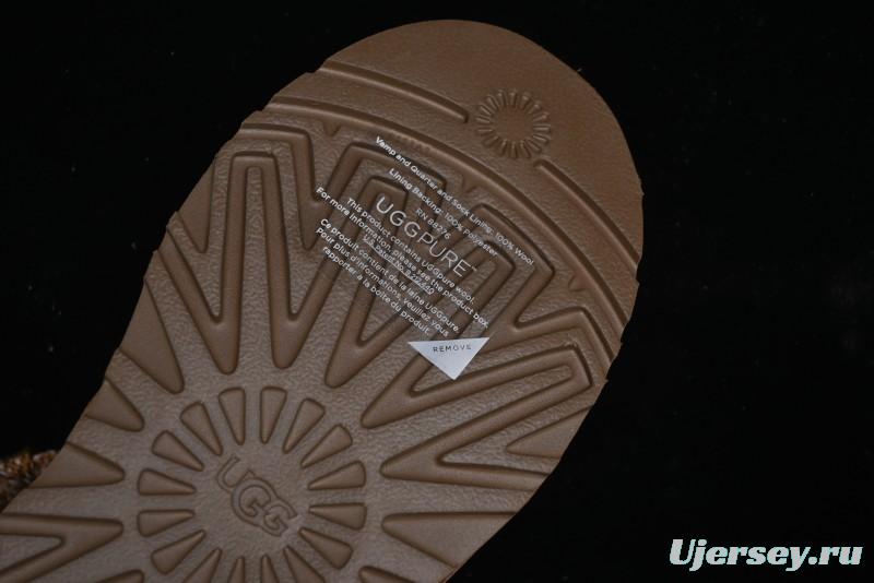 UGG Classic Ultra Mini Mel Dual Color Lace-Up Low-Top Casual Shoes - 1144032