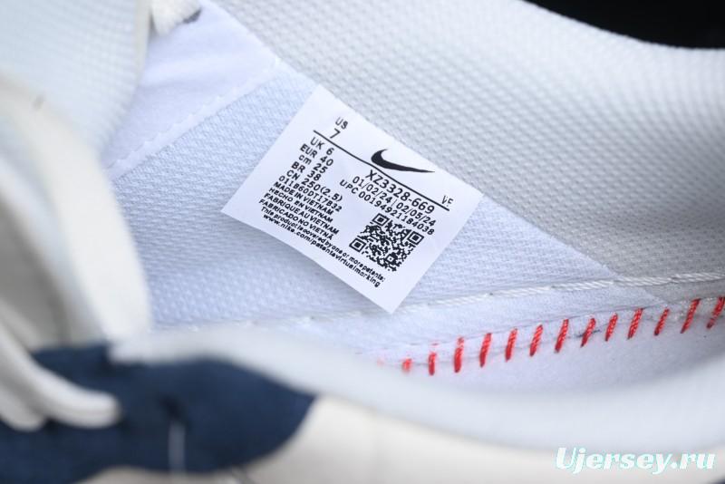 Nike Air Force 1 '07 Low Supreme Collaboration - Light Blue Suede Swoosh Casual Sneakers - XZ3328-669