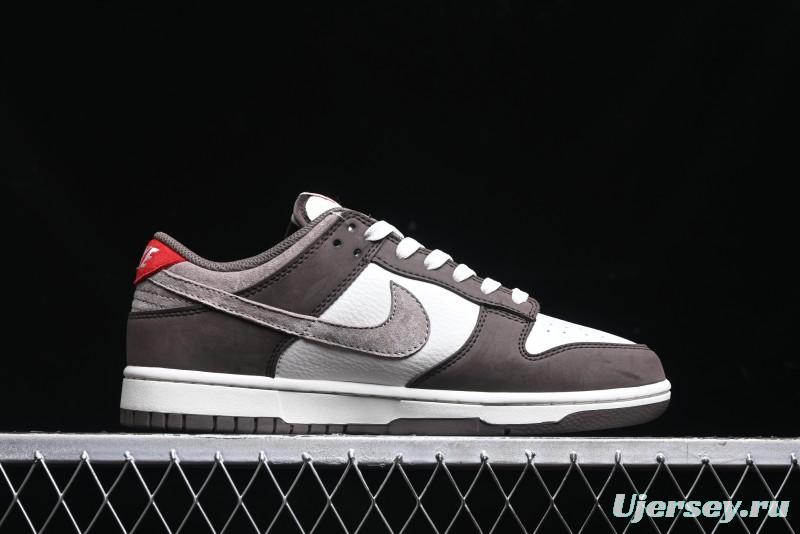 Nike SB Dunk Low Stussy Collaboration - Beige Brown Swoosh Anniversary High-End Custom Low-Top Casual Skate Shoes - SF1029-408