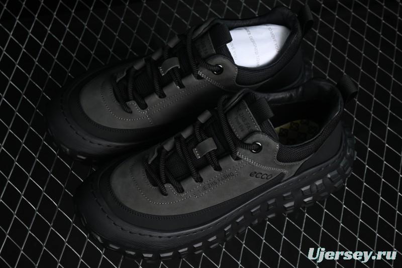 ECCO Off-Road Series Lightweight Cushioned Leather Durable Outdoor Hiking Running Shoes - 63513001001