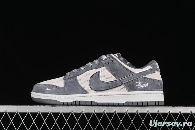 Nike SB Dunk Low Stussy Anniversary Edition Premium Customized Low-Top Casual Sneakers - XX2025-508