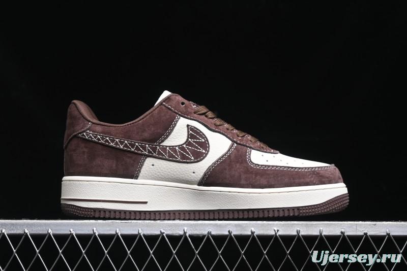 Nike Air Force 1 '07 Low BAPE Collaboration - Tan Brown Casual Sneakers - KK1988-027