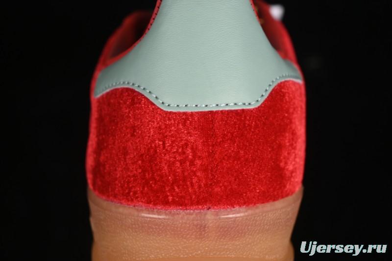 Adidas Originals Gazelle Indoor Sneakers with Thick Sole for Casual Wear Non-Slip耐磨 Low-Top Board Shoes - IG6786