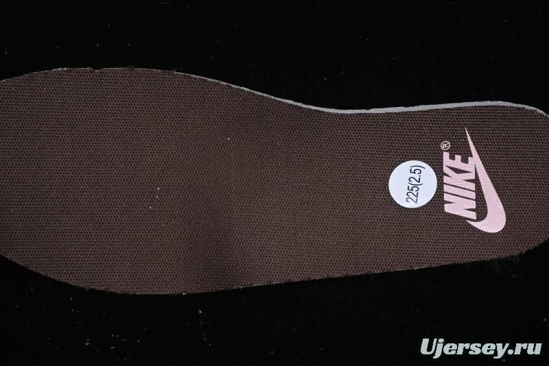 Nike Dunk Low 85 Double Swoosh Series Strawberry Chestnut SB Low Top Casual Skate Shoes - HV1799-161