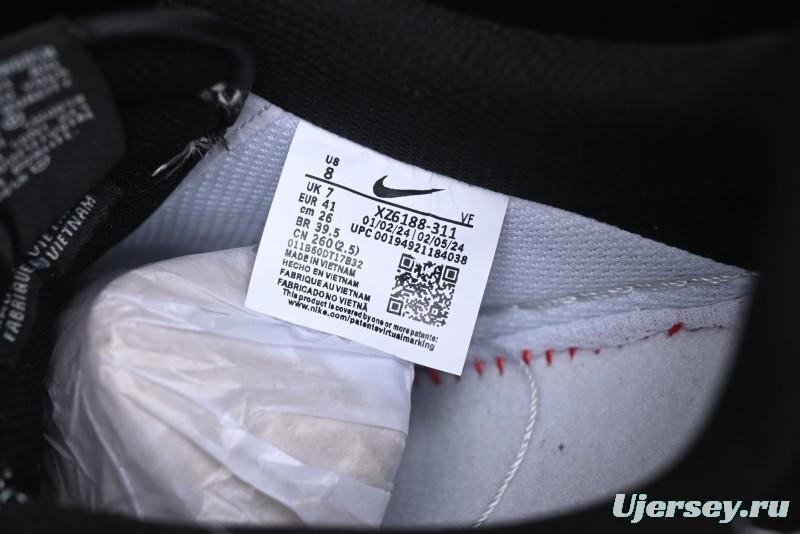 Nike Air Force 1 '07 Low Stussy Collaboration - All Black Low-Top Casual Sneakers - XZ6188-311