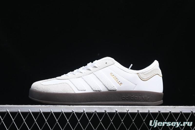Adidas Clot x Ad Originals Gazelle Indoor Retro Casual Slip-Resistant Wear-Resistant Low-Top Sneakers - IH3719