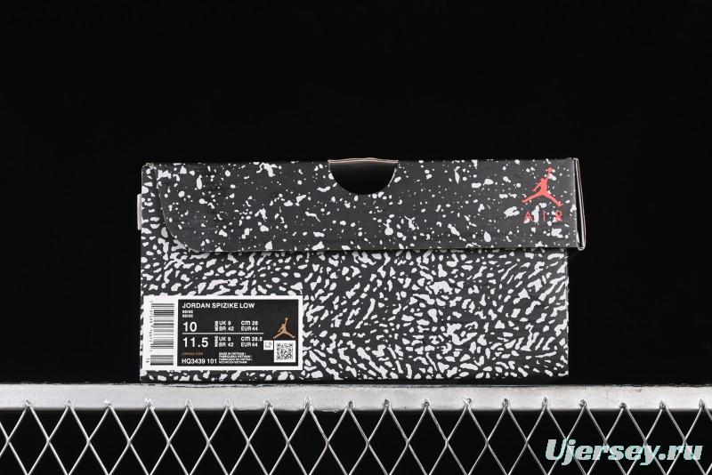 Nike Jordan Spizike Low AJ Retro Casual Sneakers with Multi-Element Design - HQ3439-101