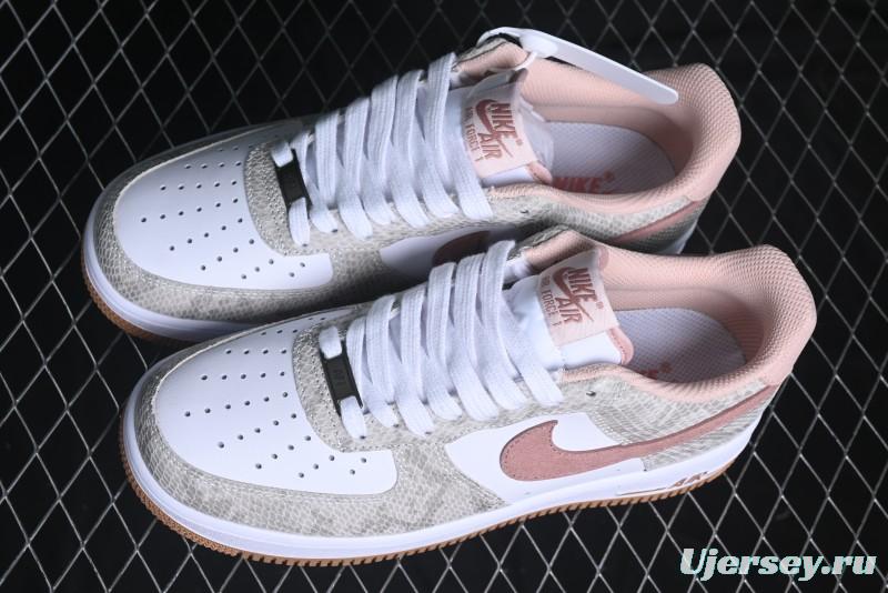 Nike Air Force 1 '07 Low Year of the Snake Themed Low-Top Casual Sneakers - HF2898-100