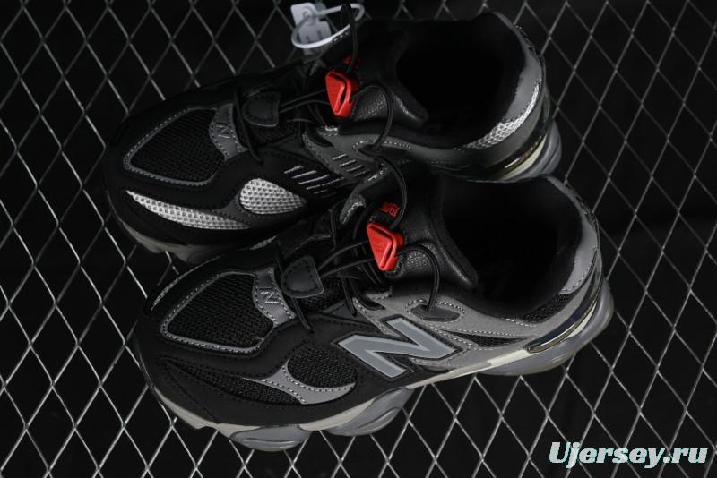 New Balance 9060 Series Hook and Loop Kids Sneakers - PV9060BLK