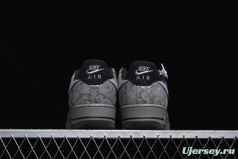 Nike Air Force 1 '07 Low Snake Year Themed Low-Top Casual Sneakers - HF2898-001