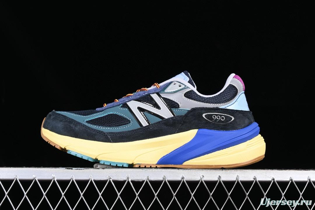 New Balance 990 V6 Premium Made in USA Retro Running Shoes - M990AC6