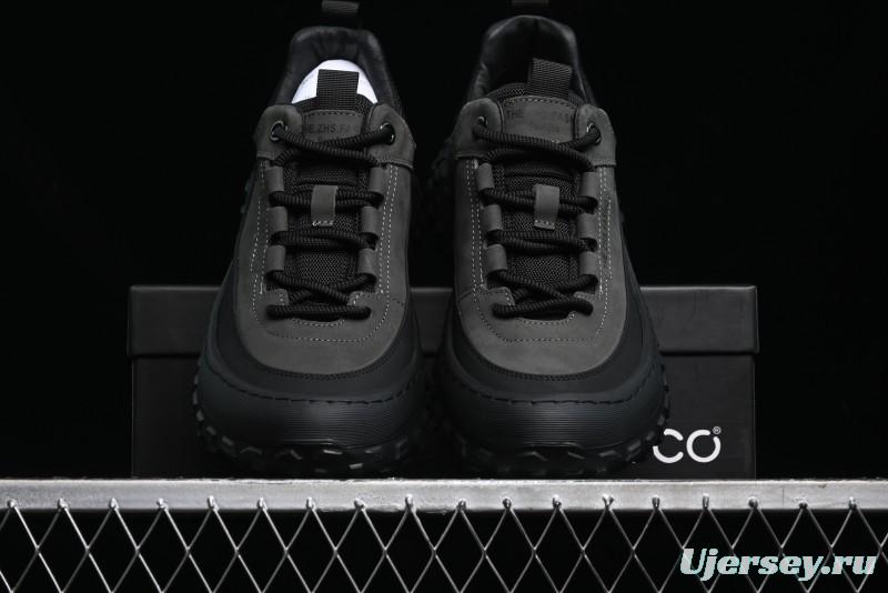 ECCO Off-Road Series Lightweight Cushioned Leather Durable Outdoor Hiking Running Shoes - 63513001001