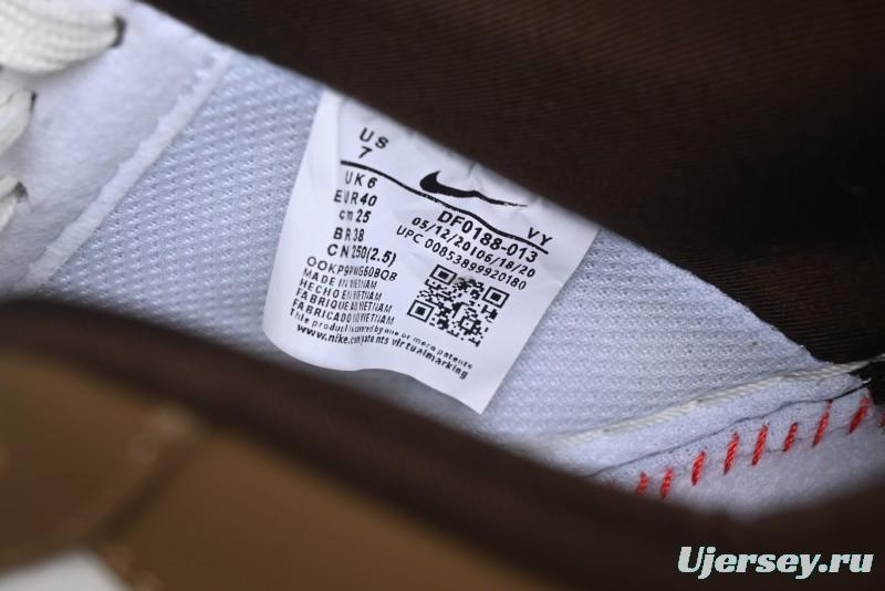 Nike Air Force 1 '07 Low Bape Collaboration - Brown Violent Bear Casual Sneakers - DF0188-013