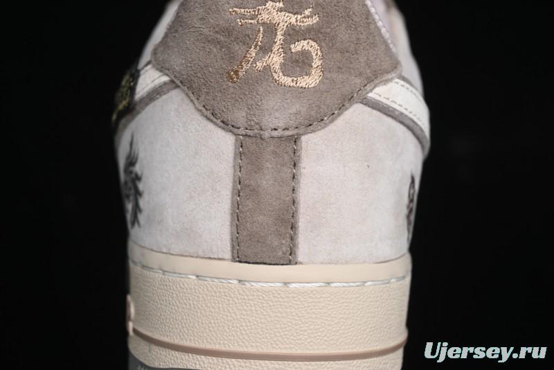 Nike Air Force 1 Low "Green Dragon Crescent Blade" Casual Sneakers - CD1212-555