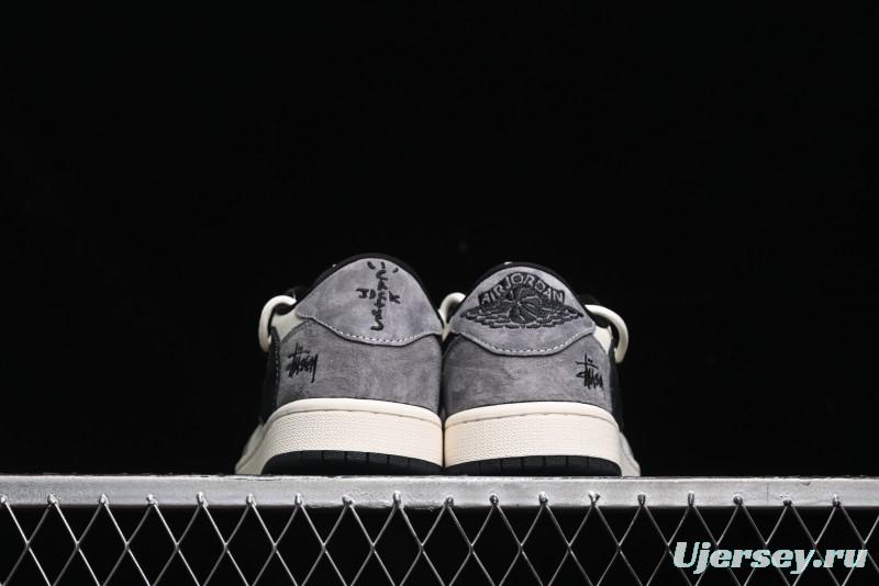 Nike Air Jordan 1 Low OG SP Travis Scott x Fragment Design Collaboration Sneakers - SJ0086-141