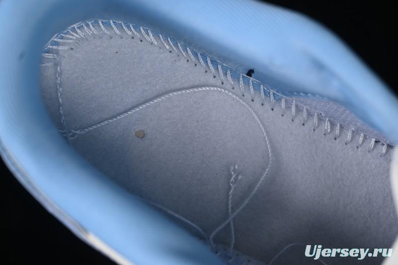 Nike SB Dunk Low Lightning Collaboration - Light Blue Swoosh Anniversary Custom Low-Top Casual Skate Shoes - LW1818-107