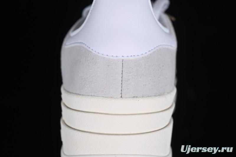 Adidas Originals Gazelle Bold HQ6893 Low-Top Sneakers with Thick Sole for Casual Wear, Slip-Resistant and Durable