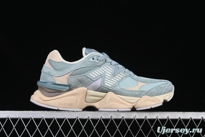 New Balance 9060 Retro Casual Running Sneakers with ABZORB Cushioning Technology - U9060FNB