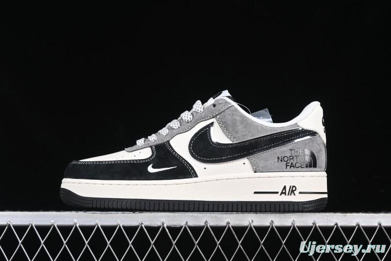 Nike Air Force 1'07 Low The North Face Collaboration Black Beige Grey Casual Sneakers - XZ6188-976