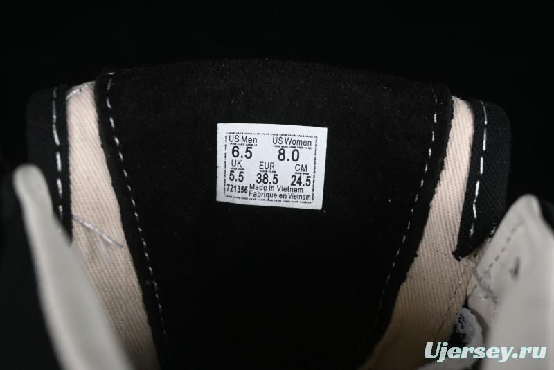 Vans HommeGirls x Vans Sk8-Mid Fashion Casual Mid-Top Canvas Sneakers with Bold Side Stripes - VN000NBNCJK