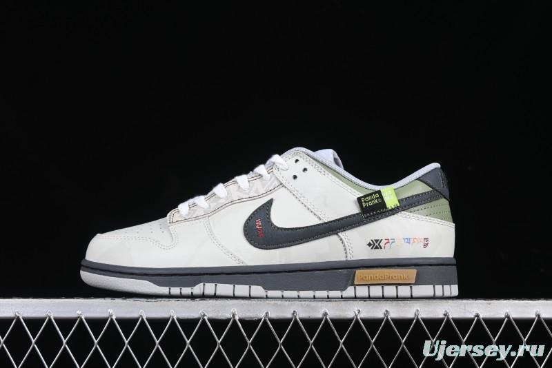 Nike Dunk Retro Low Grey Fog Panda Prank Mountain Theme Casual Sneakers - DD1391-103