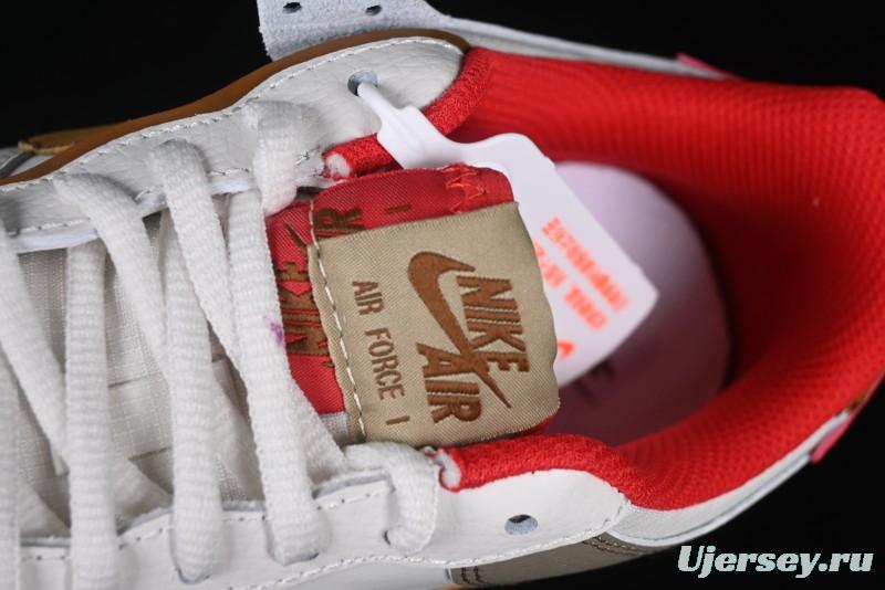 Nike Air Force 1 Shadow Lightweight Elevated Low-Top Casual Sneakers - HQ3400-030