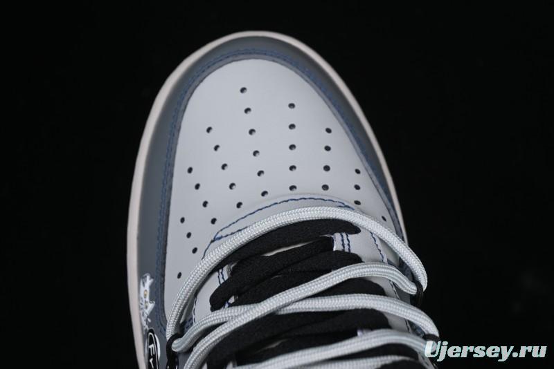 Nike Air Force 1 '07 Low British Blue Cat Casual Lace-Up Sneakers - KS6896-333