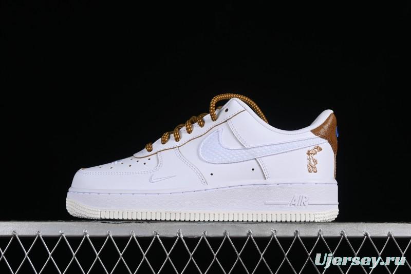Nike Air Force 1 '07 Low Casual Sneakers with Full-Length Air Cushion - HF5716-111