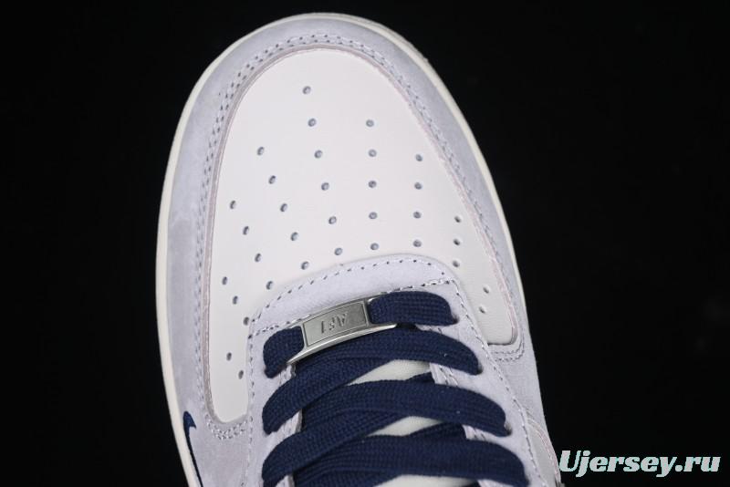 Nike Air Force 1 '07 Low The North Face Collaboration Blue Swoosh Logo Casual Sneakers - XZ6188-913
