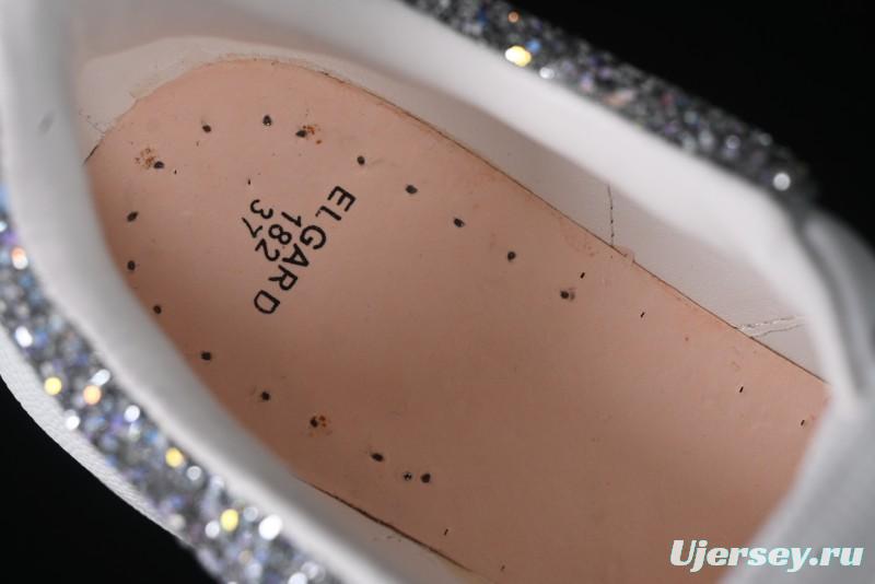 Alexander McQueen Oversized Sneakers with White Crystals - D.E5