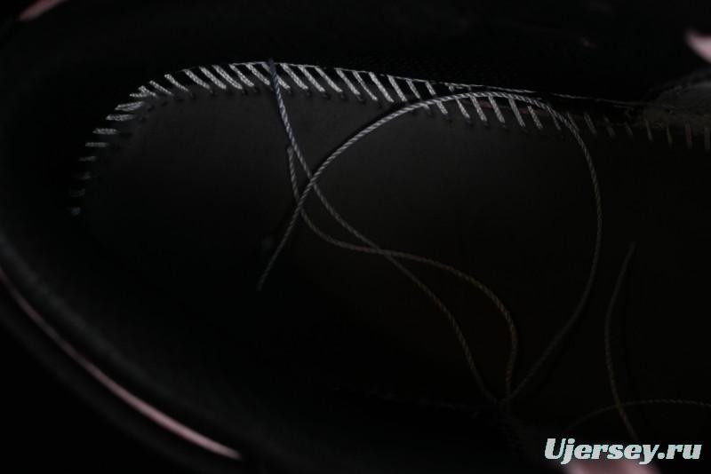 Nike Air Jordan 1 Low AJ1 Retro Basketball Shoes with Black Pink Bow Design - DX4374-008