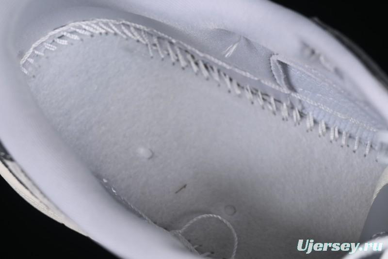 Nike Travis Scott x Fragment Design x Air Jordan 1 Low OG SP AJ1 Retro Sneakers in Traffic Grey - CF3688-055