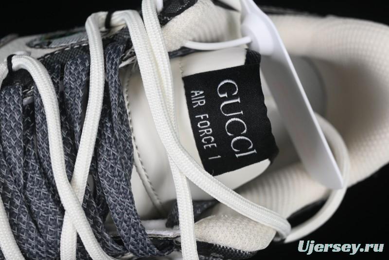 Nike Air Force 1 '07 Low Hip Hop Gucci Style Casual Sneakers - BD0077-555