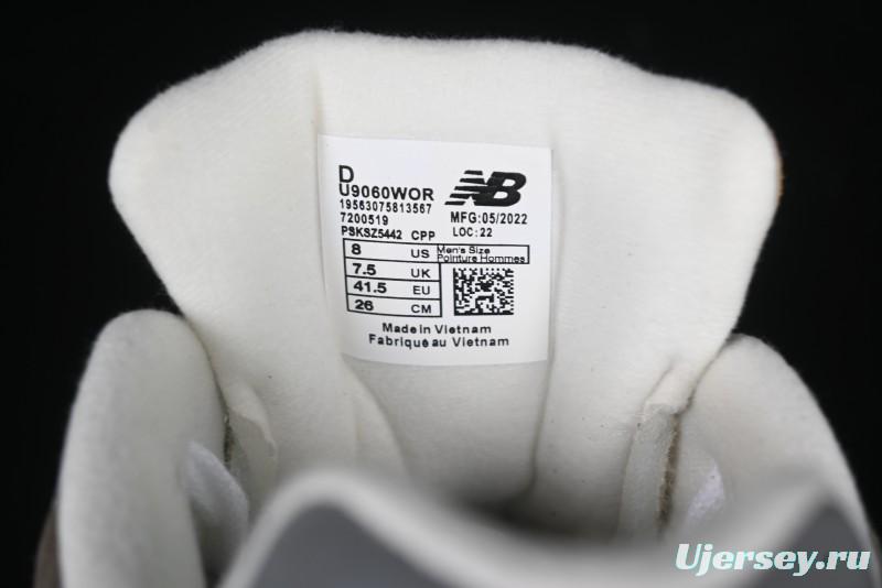 New Balance 9060 Retro Casual Running Shoes with ABZORB Cushioning - U9060WOR