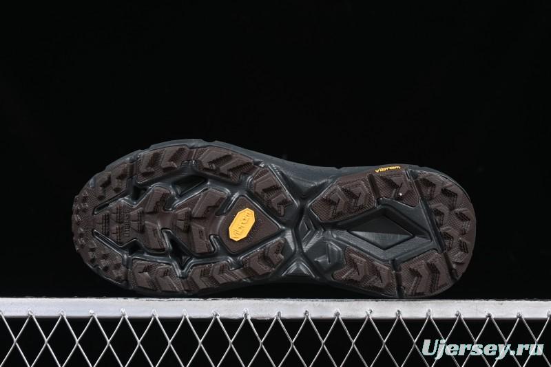 HOKA ONE ONE Satisfy Running Mafate Trail Low-Cut Cushioned Outdoor Hiking Shoes - 1157050 COFF