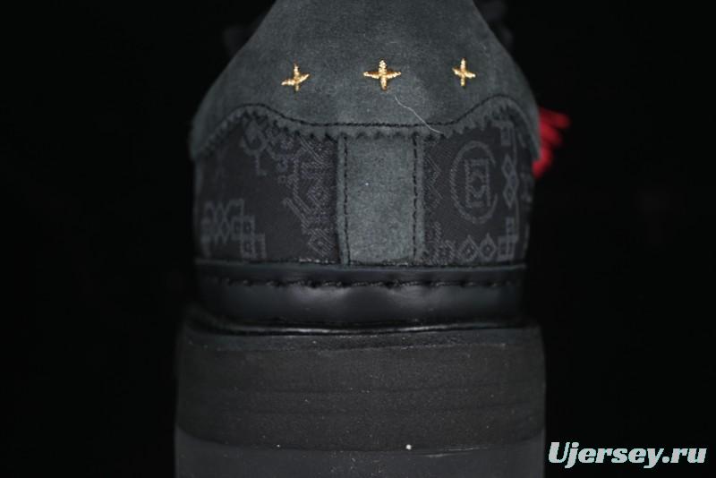 Adidas Superstar JR5114 Clot Collaboration Shell Toe Skate Shoes with Perforated Leather Upper - JR5114