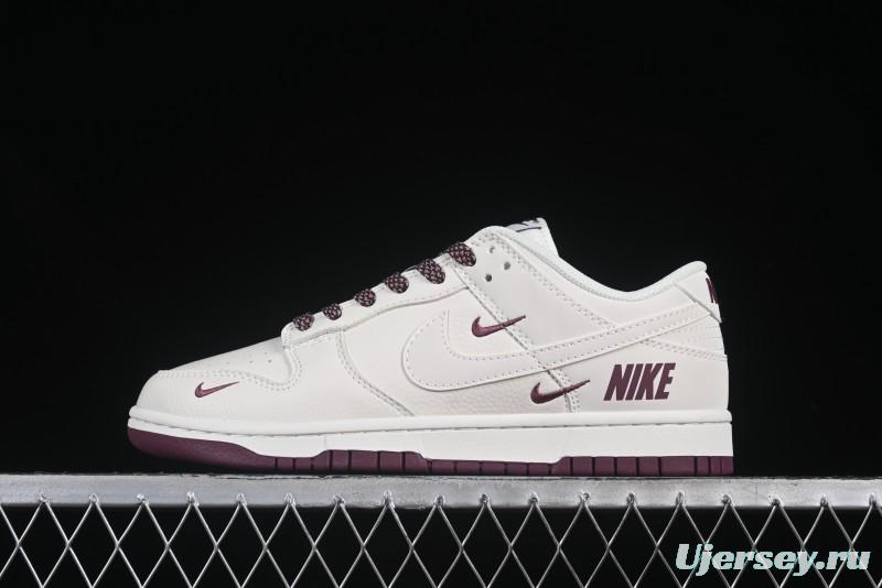 Nike SB Dunk Low Retro Skate Shoes in Burgundy Red - NK5639-322